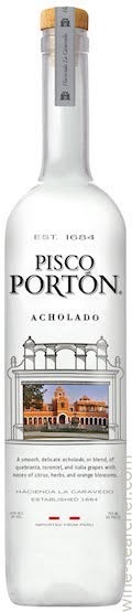 Caravedo - Porton Pisco Mosto Verde Acholado, Peru