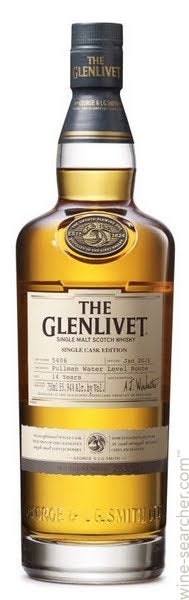 The Glenlivet Single Cask Edition 'Pullman Water Level Route' 14 Year Old Single Malt Scotch Whisky, Speyside, Scotland