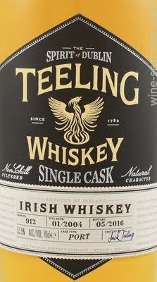 The Teeling Whiskey Co. Single Cask Irish Whiskey, Ireland