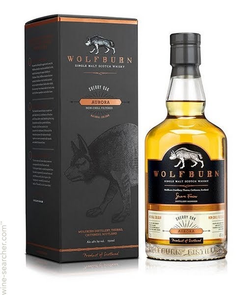 Wolfburn Distillery Aurora Sherry Oak Single Malt Scotch Whisky, Highlands, Scotland