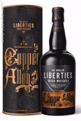 The Dublin Liberties Copper Alley 10 Year Old Single Malt Irish Whiskey, Ireland