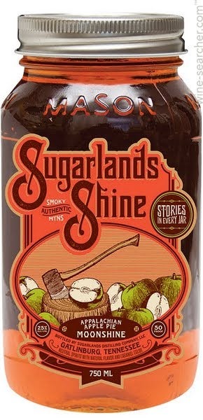 Sugarlands Shine Appalachian Apple Pie Moonshine, Tennessee, USA