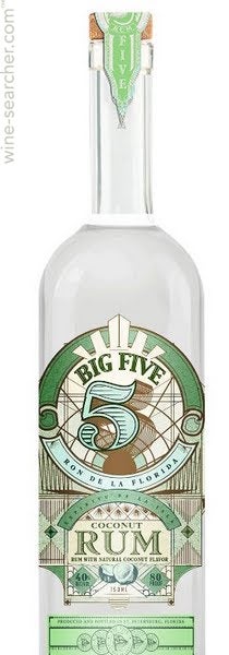 Big 5 Coconut Rum, Florida, USA