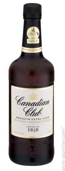 Canadian Club 1858 Premium Blended Canadian Whisky, Ontario, Canada