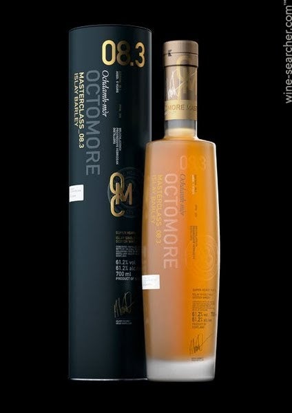 Bruichladdich Octomore 08.3 Masterclass 5 Year Old Single Malt Scotch Whisky, Islay, Scotland