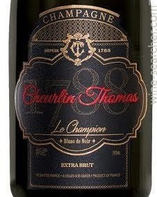 Cheurlin Thomas 'Le Champion' Blanc de Noirs Extra Brut, Champagne, France