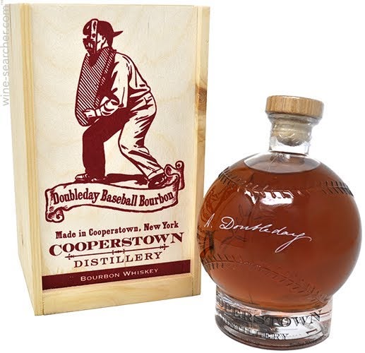 Cooperstown Distillery A. Doubleday's Baseball Bourbon Whiskey, New York, USA