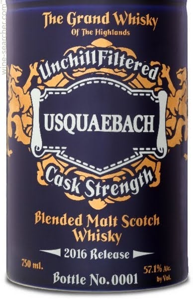 Usquaebach 'An Ard Ri' Cask Strength Blended Malt Scotch Whisky, Highlands, Scotland