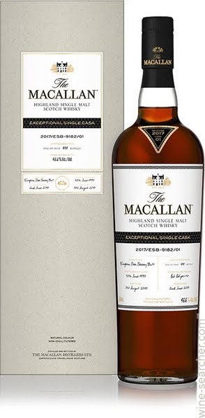 2017 The Macallan Exceptional Single Cask Single Malt Scotch Whisky, Speyside - Highlands, Scotland