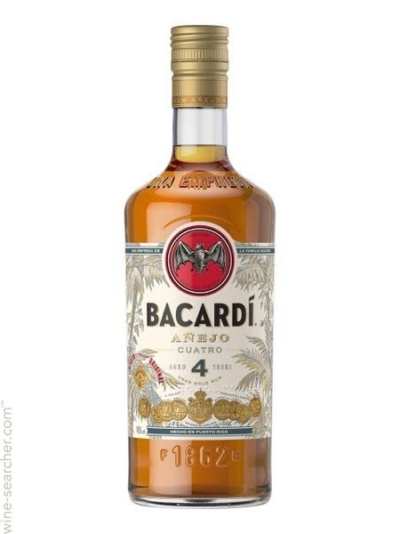 Bacardi 'Cuatro' Aged 4 Years Anejo Rum, Puerto Rico