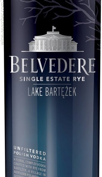 Belvedere 'Lake Bartezek' Single Estate Rye Vodka, Poland