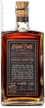 Blood Oath Pact No. 4 Kentucky Straight Bourbon Whiskey, USA