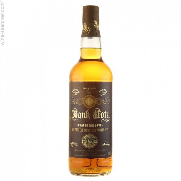 Bank Note Peated Reserve 5 Year Old Blended Scotch Whisky, Scotland