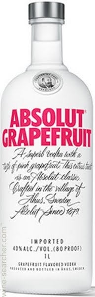 Absolut Grapefruit Vodka, Sweden