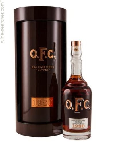 1995 Buffalo Trace Distillery O.F.C. Old Fashioned Copper Bourbon Whiskey, Kentucky, USA