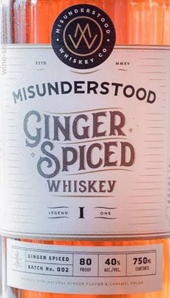 Misunderstood Ginger Spiced Whiskey, Kentucky, USA