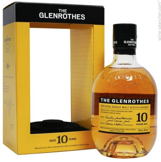 The Glenrothes 10 Year Old Single Malt Scotch Whisky, Speyside, Scotland