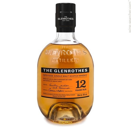 The Glenrothes 12 Year Old Single Malt Scotch Whisky, Speyside, Scotland