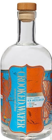 Crooked Water Sundog Citrus Forward New American Gin, Minnesota, USA