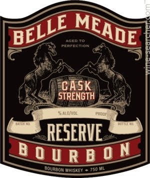 Belle Meade Cask Strength Reserve Bourbon Whiskey, Tennessee, USA