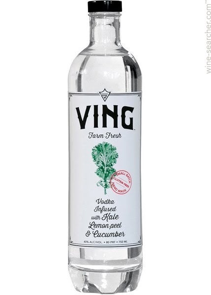 Ving Kale - Lemon Peel - Cucumber Vodka, California, USA