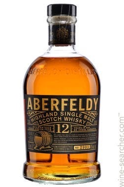 Aberfeldy 12 Year Old Single Malt Scotch Whisky, Highlands, Scotland