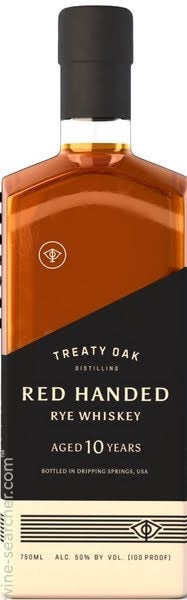 Treaty Oak Distilling Co. Red Handed 10 Year Old Rye Whiskey, Texas, USA