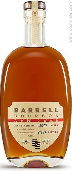 2023 Barrell Cask Strength 'New Year Edition' Straight Bourbon Whiskey, USA