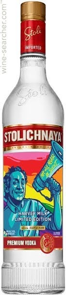 Stolichnaya Stoli Harvey Milk Limited Edition Vodka