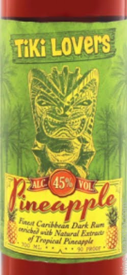 Tiki Lovers Pineapple Rum, The Caribbean