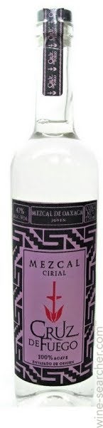 Cruz De Fuego Cirial Mezcal Joven, Oaxaca, Mexico