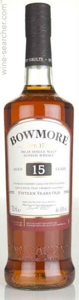 Bowmore 15 Year Old Single Malt Scotch Whisky, Islay, Scotland