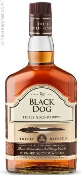 Black Dog Triple Gold Reserve Blended Scotch Whisky, Scotland