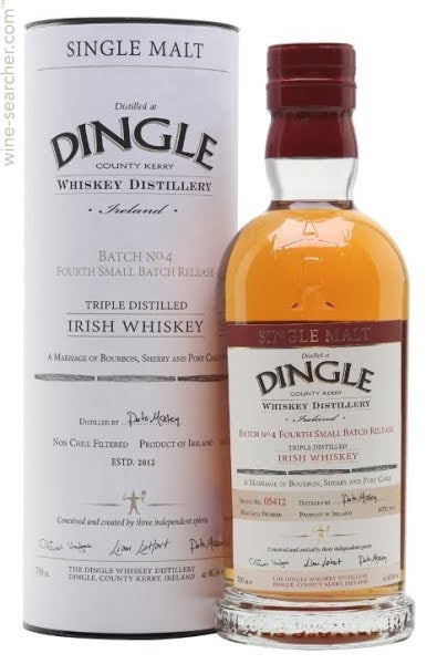 Dingle Distillery Batch No. 4 Single Malt Irish Whiskey, Ireland