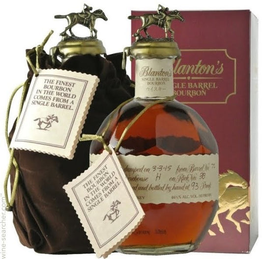 Blanton's 'Cream label - Takara Red' Single Barrel Kentucky Straight Bourbon Whiskey, USA