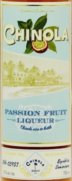 Chinola Passion Fruit Liqueur, Dominican Republic