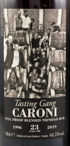 1996 Caroni 'Tasting Gang' 23 Year Old Full Proof Blended Trinidad Rum, Trinidad