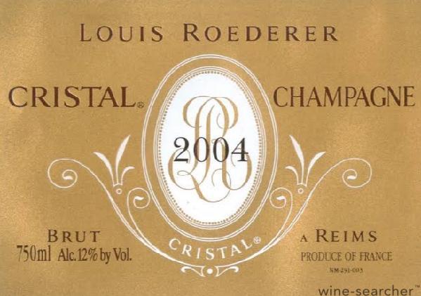 2004 Louis Roederer Cristal Millesime Brut, Champagne, France