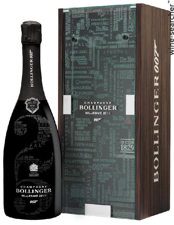 Bollinger La Grande Annee Brut 'James Bond 007' Edition, Champagne, France