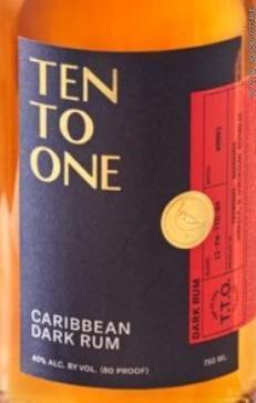 Ten To One Dark Rum, Caribbean