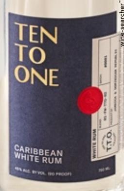 Ten To One White Rum, Caribbean