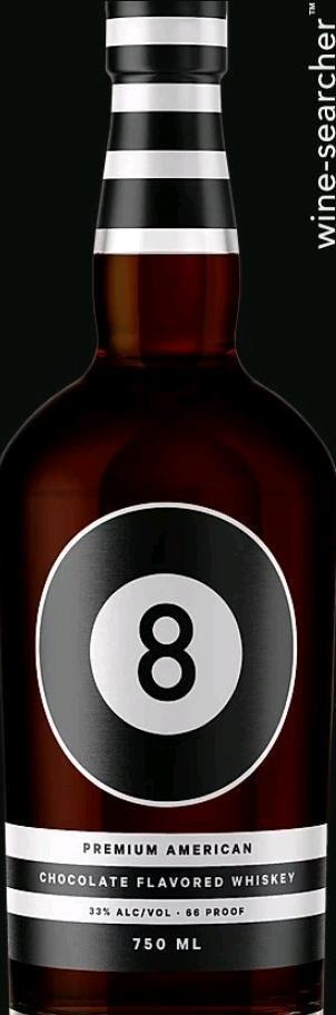 8 Ball Chocolate Flavoured Whiskey, USA