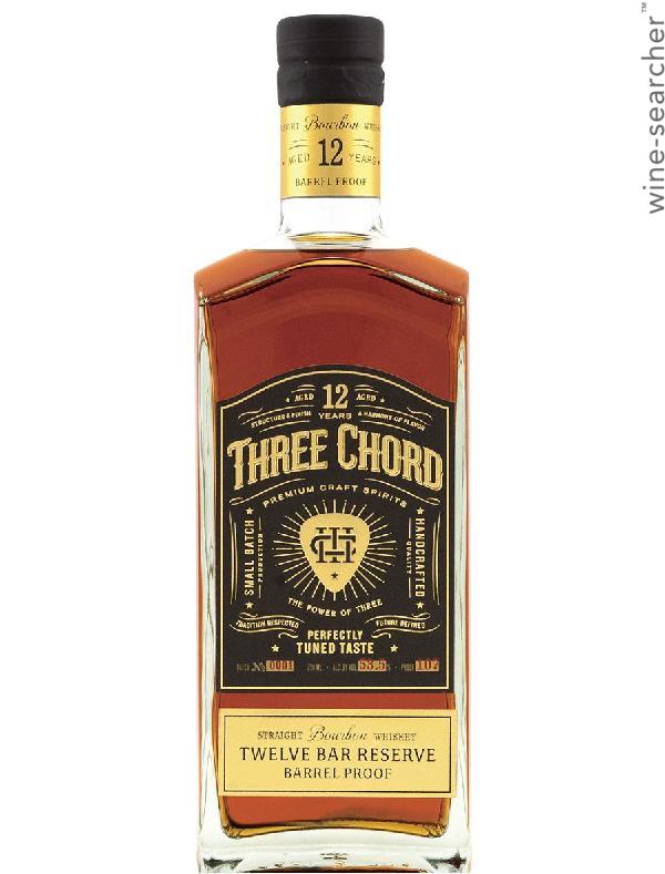 Three Chord 'Twelve Bar Reserve' Straight Bourbon Whiskey, USA