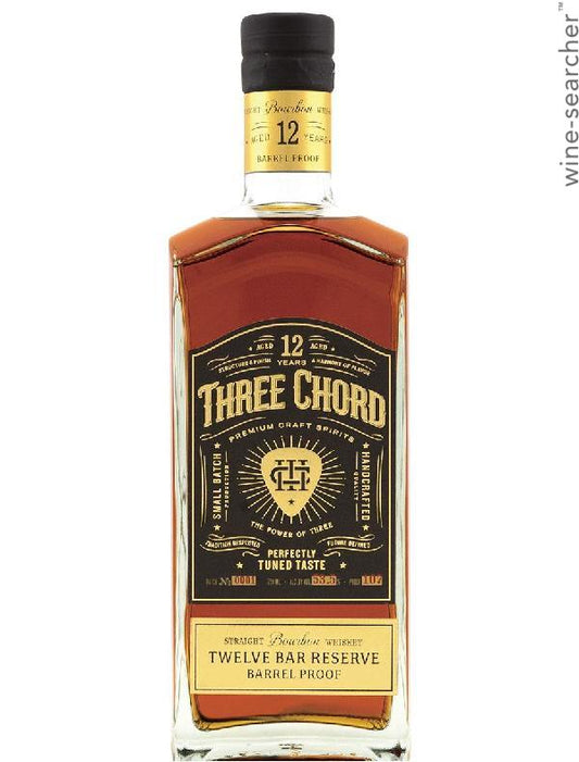 Three Chord 'Twelve Bar Reserve' Straight Bourbon Whiskey, USA