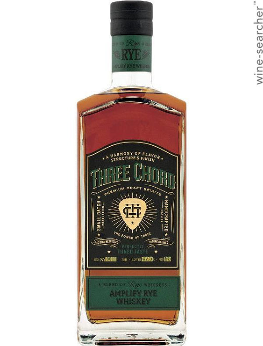 Three Chord 'Amplify' Rye Whiskey, USA