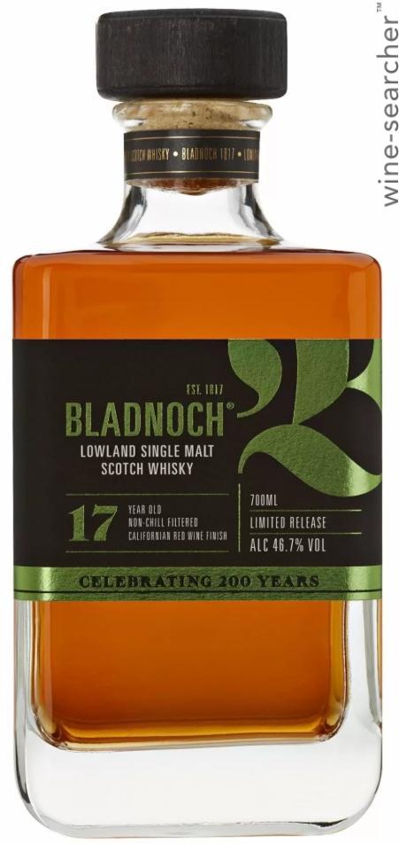 Bladnoch Limited Release Californian Red Finish 17 Year Old Single Malt Scotch Whisky, Lowlands, Scotland