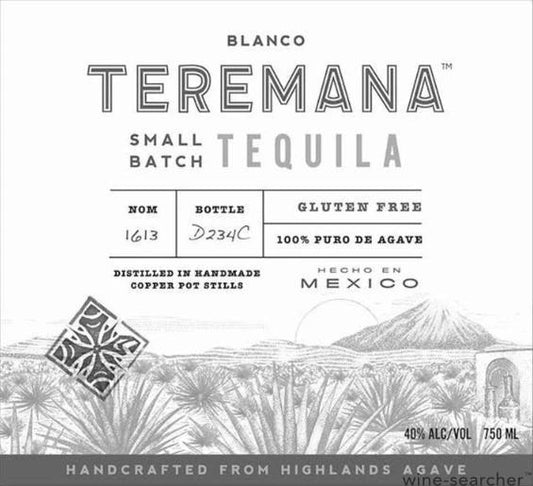 Teremana Small Batch Tequila Blanco, Jalisco, Mexico