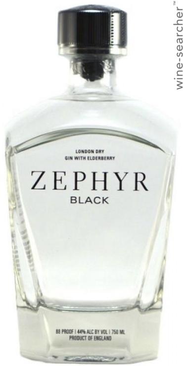 Zephyr Black London Dry Gin, England