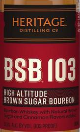 BSB 103 Proof Brown Sugar Bourbon Whiskey, Washington, USA