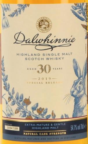 2020 Dalwhinnie Special Release 30 Year Old Single Malt Scotch Whisky, Highlands, Scotland